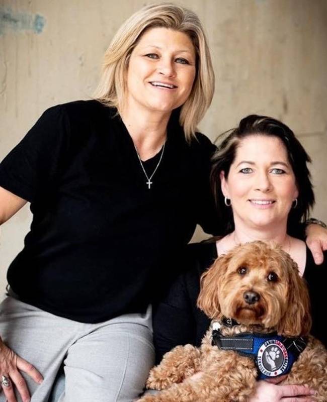 rockwall dog training experts Valerie Fry and Keisha Tucker, serving DFW and beyond